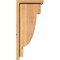 Ekena Millwork Alpine Smooth Corbel w/Backplate, Western Red Cedar, 7 1/2"W x 10"D x 22"H COR08X10X22ALP01SWR - alternate 3